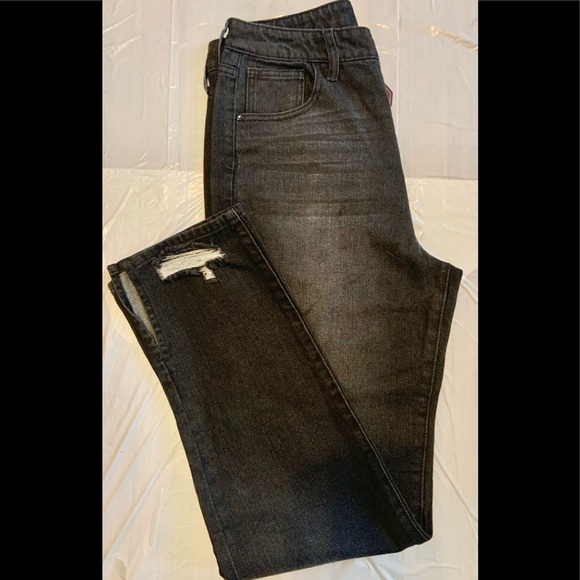 No Boundaries High Rise Straight Leg with Side Ankle Splits New with tags #31 - Picture 1 of 4